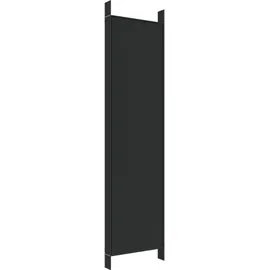 vidaXL Paravent Schwarz 300x200 cm Stoff