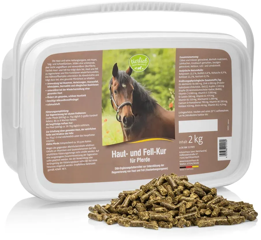 tierlieb Haut- und Fell-Kur für Pferde 2 kg - 2 kg