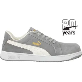 Puma Sicherheitsschuhe Iconic Suede Grey Low S1PL ESD - 37
