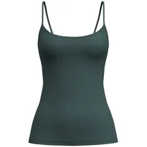 CALIDA Sleek Skin Spaghetti-Top Damen, glattes, weiches Material, verstellbare Träger, atmungskativ deep Emerald Green 48-50 - 48-50