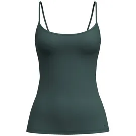 CALIDA Sleek Skin Spaghetti-Top Damen, glattes, weiches Material, verstellbare Träger, atmungskativ deep Emerald Green 48-50 - 48-50