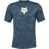 Fox MTB-Jersey Kurzarm Ranger TRU Dri Blau Gr. L