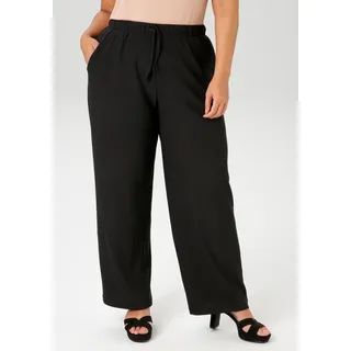 aniston plus Schlupfhose in unifarben oder gestreift - du hast die Wahl Gr. 46 N-Gr, schwarz, , 69306113-46 N-Gr