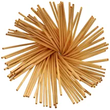 Papstar 100 Strohhalme 20 cm Braun