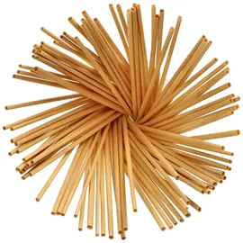 Papstar 100 Strohhalme 20 cm Braun