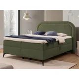 S-Style Möbel Boxspringbett Sonna 160 x 200 cm H3 Grün