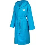 Arena Zeal Jr Robe NEON BLUE-WHITE, NEON BLUE-WHITE, 140