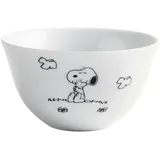 Kahla 325008A50983CP Peanuts Schale 0,50 l Peanuts Flower | weiße Schale mit Peanuts Motiv aus Porzellan