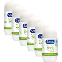 Sanex Zero% Respect & Rontrol Deodorant Roller - 6