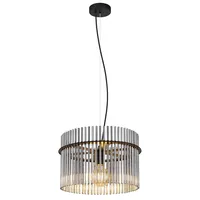 GLOBO LED Hängeleuchte Pendellampe Wohnzimmerlampe Esszimmerleuchte Deckenleuchte, Metall schwarz