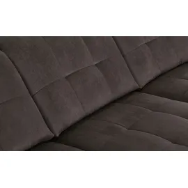 Lounge Collection Eckcouch Mikrofaser 2-Sitzer Grau