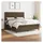 vidaXL Boxspringbett mit Matratze Dunkelbraun 180x200 cm Stoff
