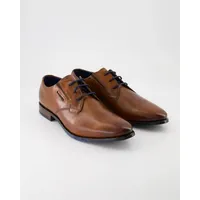 Bugatti Gapo Herrenschuhe Schnürschuhe elegante Schnürer Braun 44