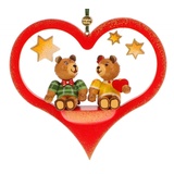 Hubrig Volkskunst GmbH Hubrig-Volkskunst Baumbehang Teddypärchen 8 cm