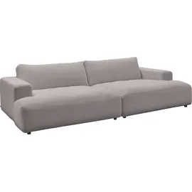 Musterring Loungesofa "Lucia", grau, B:292cm H:81cm T:147cm, Sofas, Cord-Bezug, Breite 292 cm