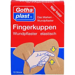Gothaplast Fingerkuppenwundpfl.elastisch 2 Größen 10 St