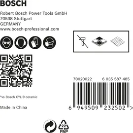 Bosch Professional Expert HEX-9 HardCeramic Fliesenbohrer-Set 5-tlg. 2608900598