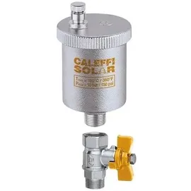 CALEFFI Schnellentlüfter Solar 3/8 Zoll mit Absperrkugelhahn