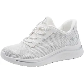 TAMARIS Comfort Damen Sneaker Low 8-83726-45 White/Silver 42