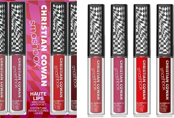 Haute Lips Mini Liquid Lipstick Set = 4 x Always On Liquid Lipstick 9 ml