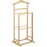 Relaxdays Herrendiener Bambus 98,5 x 47 x 36 cm Natur
