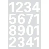 Herma Zahlen 25 mm, 16 Etiketten, Aufdruck: 0-9, Folie,