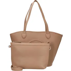 Valentino Special Covent Shopper Kunstleder Beige