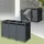 ML-Design Mülltonnenbox 200 x 80 x 124 cm anthrazit