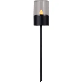 OTTO home Gartenfackel Metall H: 37,0 cm 4er Set schwarz