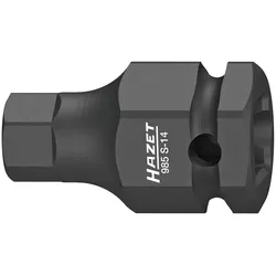 HAZET Schlag- Maschinenschrauber Schraubendreher-Steckschlüsseleinsatz (1/2 Zoll) - 985S-14