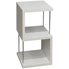 58 aufm Kessel Bücherregal 33 x 33 x 65 cm Weiß