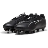 Puma Ultra 5 Play FG/AG Soccer Shoe, Black White, 42 EU