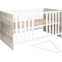 Lüttenhütt Kinderbett »Henning«, (Set, Inklusive Satz Umbauseiten), 70 x 140 cm inkl. Umbauseiten, beige