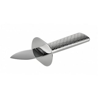 Alessi FM23/44 Colombina fish Austernmesser Edelstahl 18/10 glänzend poliert. Klinge aus Stahl AISI 420., silber