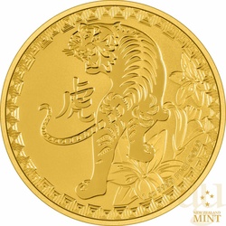 1 Unze Goldmünze Niue Lunar Tiger 2022