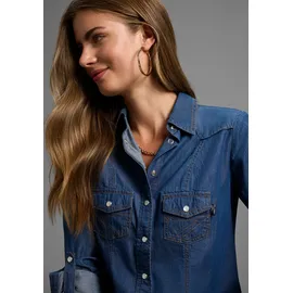 Arizona Jeansbluse in dk blue used), | Gr.: 48