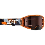 Leatt Velocity 6.5 Crossbrille - Orange/Schwarz/Grau/Hellgrau Rot-Getönt