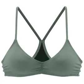 BENCH Triangel-Bikini-Top Damen Grün 34 Cup C/D
