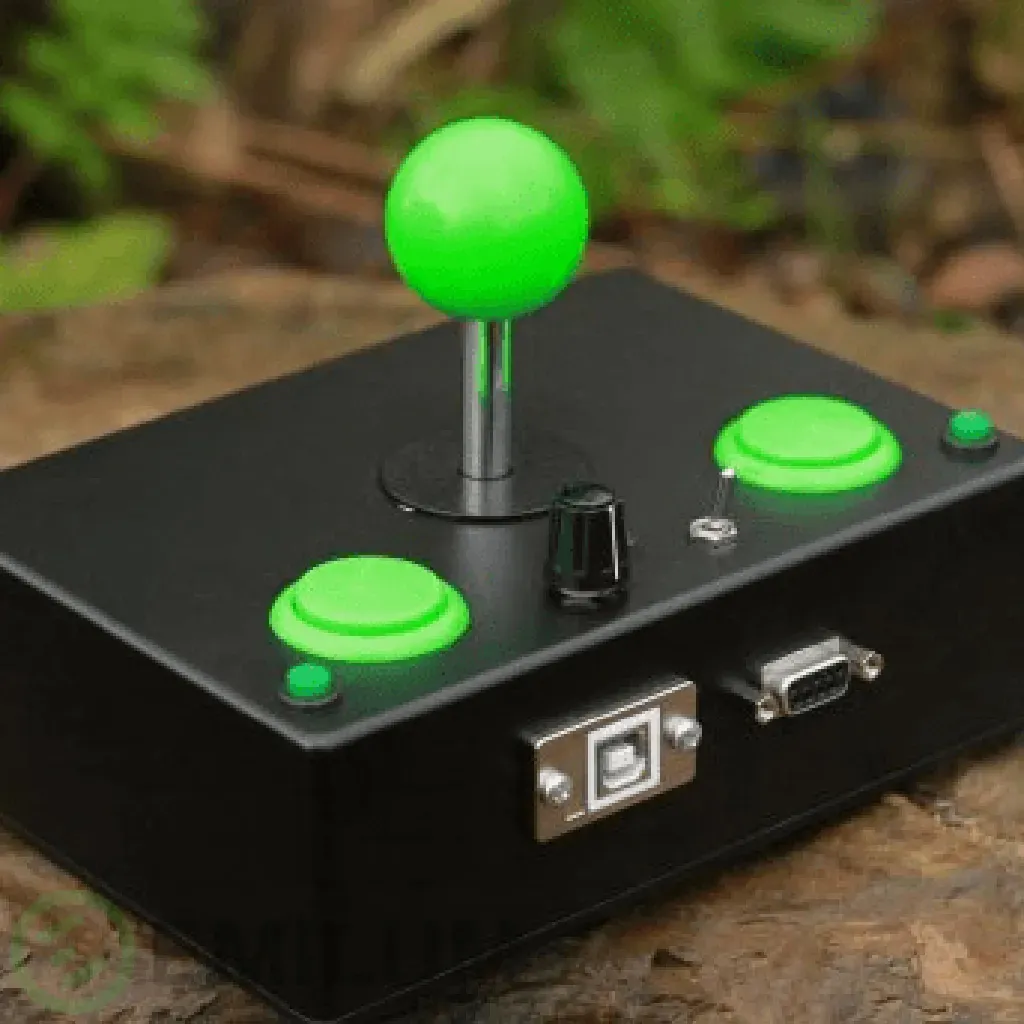 Emilum Retro-Joystick Leerplatine, Heise Make Magazin