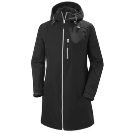 HELLY HANSEN Damen W Long Belfast Jacket, Schwarz, L