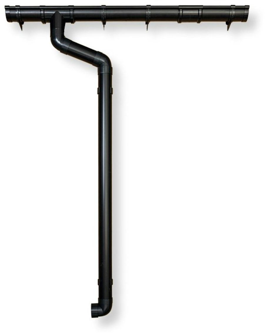 Kunststoff Dachrinnenset für Karibu Gartenhaus Amrum 2/3-Amrum 2-anthrazit Set 420 A