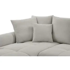 bobb Eckcouch Flachgewebe 3-Sitzer Beige