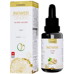 Cannsol Ingwer mit Zink Tropfen