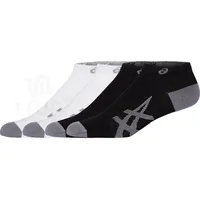 Asics Light Run Socken 2er Pack Grau/Schwarz/Weiß