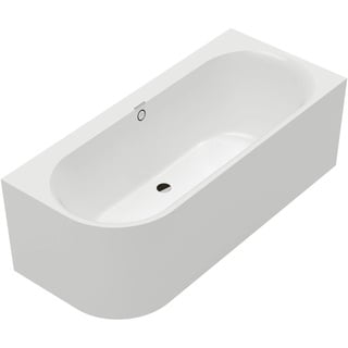 Villeroy & Boch Oberon 2.1 Eck-Badewanne, mit Schürze, UBQ180OBN9CR00VDRW,