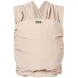 Hoppediz Elastisches Babytragetuch ab Geburt, Creme 5,40 m