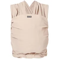 Hoppediz Elastisches Babytragetuch ab Geburt, Creme 5,40 m