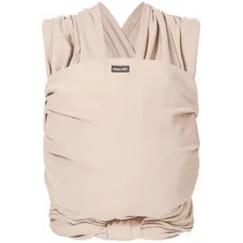 Hoppediz Elastisches Babytragetuch ab Geburt, Creme 5,40 m