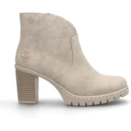 Rieker Damen Klassische Stiefeletten Y2553, Frauen Stiefeletten,Stiefel,Bootee,Booties,halbstiefel,Kurzstiefel,beige (60),42 EU / 8 UK