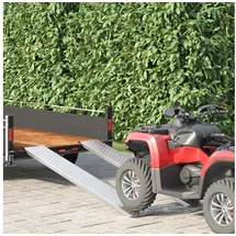vidaXL Lade Rampe 200 kg Silber 159 x 23 x 5 cm Verzinkter Stahl